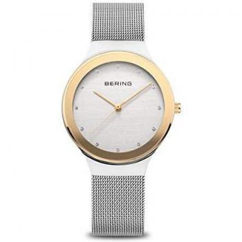 BERING Reloj Analógico Classic Collection para Mujer de Cuarzo con Correa en Acero Inoxidable & Cristal de Zafiro 12934-010