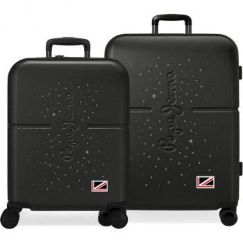 Juego de maletas Pepe Jeans Jane Negro 55-70cm