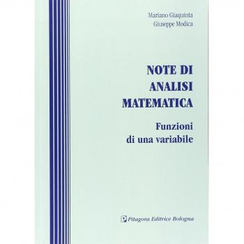 Note di analisi matematica. Funzioni di una variabile