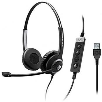 Sennheiser SC 260 MS II USB Binaural Head-band Black headset