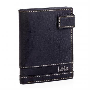 Billetero en piel para caballero Illinois, Color Negro