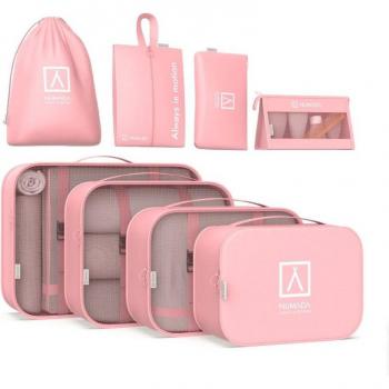 Numada Midweek A80 Set 8 Organizadores de Maleta Rosa