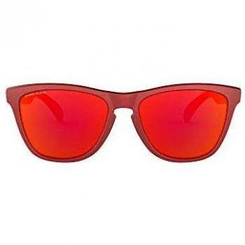 Oakley Frogskins 9013C8 55, Gafas de Sol para Hombre, Rojo (IR Red/Ruby)