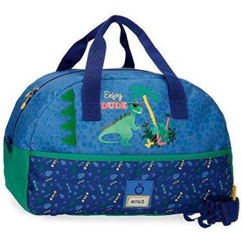 Enso Dino, Bolsa de Viaje para Niños, Multicolor, 25x40x18 Cms