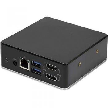 V7 docking station USB-C universale con due porte HDMI, jack audio combinato da 3,5 mm, Gigabit Ethernet, 3 x porte USB 3.1 ed erogazione di alimentazione da 85 W