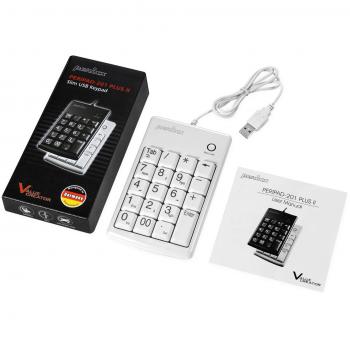 Perixx PERIPAD-201W Tastierino Numerico Full Size 19 Chiavi