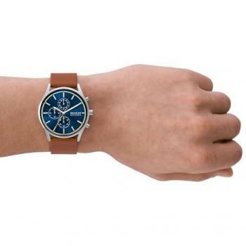 Reloj Skagen Holst Cronógrafo Azul para Hombre