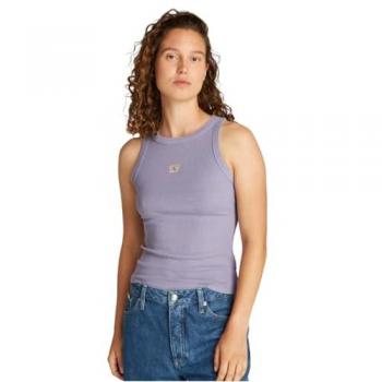 Camiseta Sin Mangas Calvin Klein Jeans Mujer Canalé
