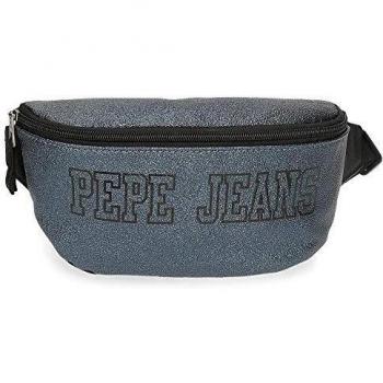 Pepe Jeans Chemistry Riñonera Azul 34x13x7 cms PU y Poliéster