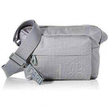 Mandarina Duck Md20 Lux Tracolla, Bolsa de Mensajero para Mujer, Gris (Gun Metal)