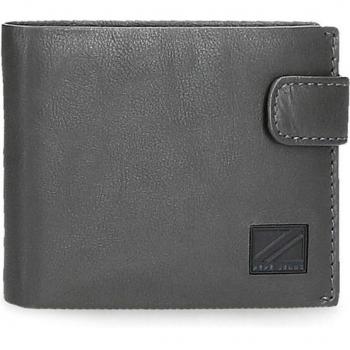 Pepe Jeans. Cartera Pjl Chief Gris con cierre de clic