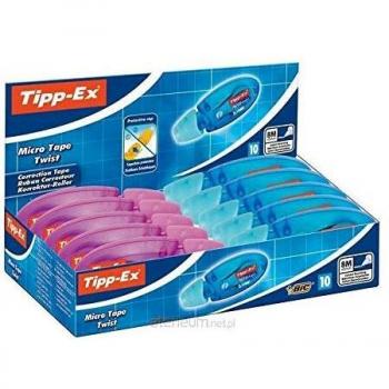 Tipp-ex micro tape twist expositor 10 cintas correctoras 5mm x 8m