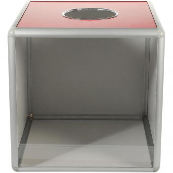 Urna Multifuncional Transparente 28x28x28 cm