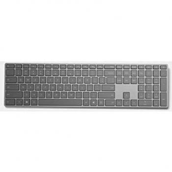 Tastiera Bluetooth QWERTY inglese grigia Microsoft 3YJ-00019