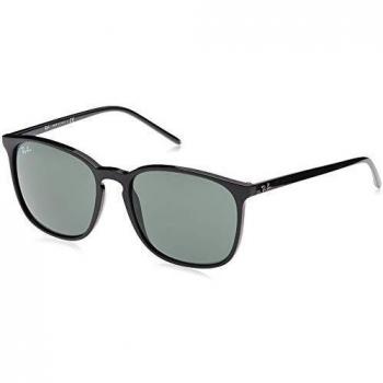 Ray-Ban 0RB4387 Gafas de sol, Black, 55 para Hombre