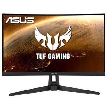 ASUS TUF Gaming VG27WQ1B Curved Gaming Monitor, 27 WQHD (2560x1440), 165Hz(Above 144Hz), Extreme Low Motion Blur, Adaptive-sync, FreeSync Premium, 1ms (MPRT), HDR10