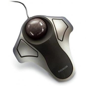 Mouse Kensington Orbit Expert Cablato Nero Argento