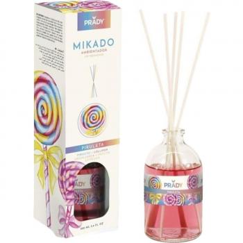 PRADY Lote de 3 unidades Ambientadores Mikado de 100 ml Ambientador Mikado PIRULETA