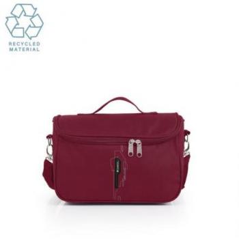 Neceser Semirrígido Gabol Week Eco Rojo 30x20x20 Cms