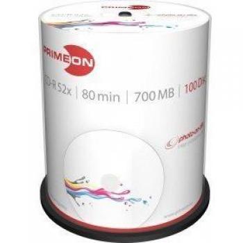 Primeon 2761106 CD-R 80 vergine 700 MB 100 pz. Torre stampabile