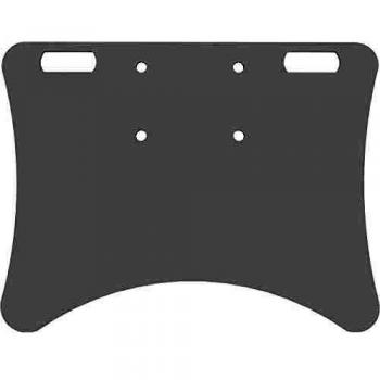 Schermo mobile motorizzato Newstar con supporto da pavimento per dimensioni da 42 a 254 cm, colore nero