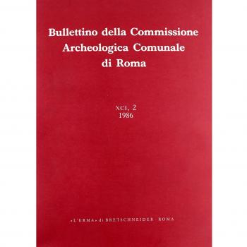Bullettino della Commissione archeologica comunale di Roma. Vol. 912