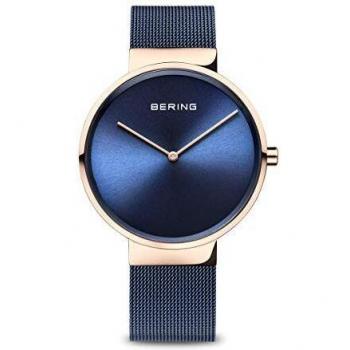BERING Reloj Analógico para Mujer de Cuarzo con Correa en Acero Inoxidable 14531-367