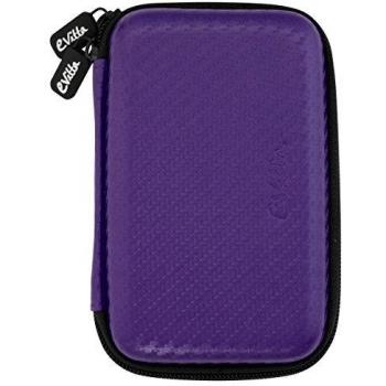 E‑Vitta Custodia Portatile in Carbonio Porpora