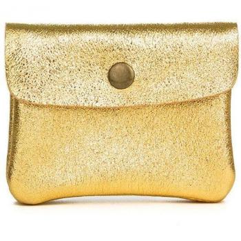 FIRENZE ARTEGIANI monedero mujer Gamuza brillante