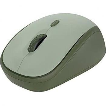 Trust Yvi+ Mouse Wireless Silenzioso con Design Sostenibile, 800-1600 DPI, per Mano Sinistra e Destra, Microricevitore USB, Mouse Senza Fili Compatto per PC, Computer, Laptop, Mac