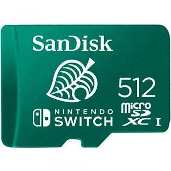 SanDisk microSDXC UHS-I Scheda per Nintendo Switch 512GB, Prodotto con Licenza Nintendo