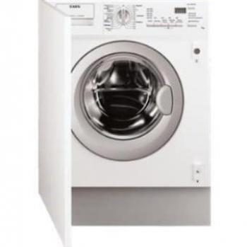 AEG L61270WDBI Lavadora-secadora (Carga frontal, Integrado, Color blanco, Izquierda, Botones, Giratorio, LCD)
