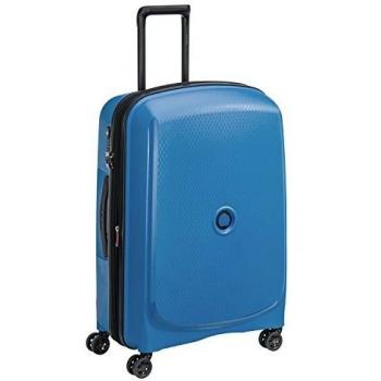 DELSEY Paris Belmont Plus Maleta, 70 cm, 81 Litros, Azul (Bleu Cyan)