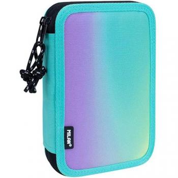 Milan plumier 2 pisos c/contenido sunset verde