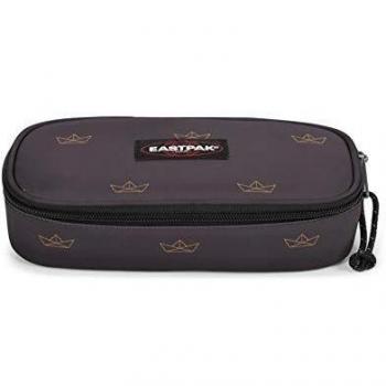 Eastpak Oval Single Estuche, 22 cm, Gris (Minigami Boats)