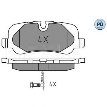 Pastilhas de Freio MEYLE 025 241 9217/PD