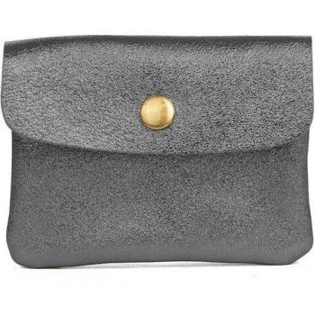 FIRENZE ARTEGIANI monedero mujer piel gamuza brillante