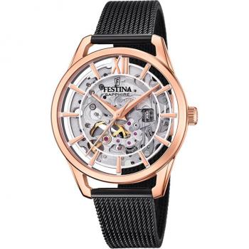 Reloj De Mujer Festina Automatic Skeleton F20628/3