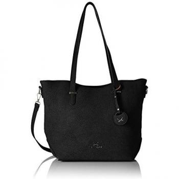 Sansibar Bolsa de Hombro Mujer, color Negro, talla 39x30x15 cm (B x H x T)