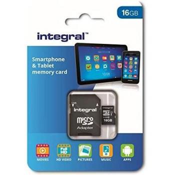INTEGRAL MicroSDHC 16GB UHS-I Classe 10
