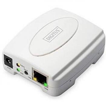 Digitus DN-13003-2 LAN Ethernet Print Server Bianco