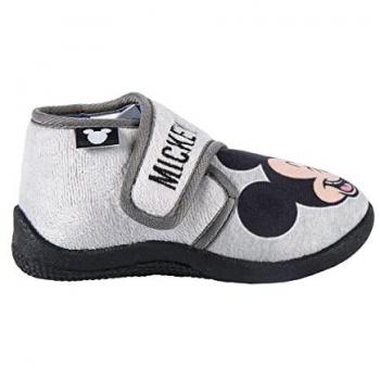 Zapatillas de casa Mickey Mouse 3D Gris claro