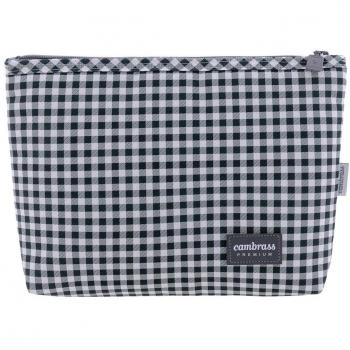 Bolsa de aseo Vichy negro de Cambrass