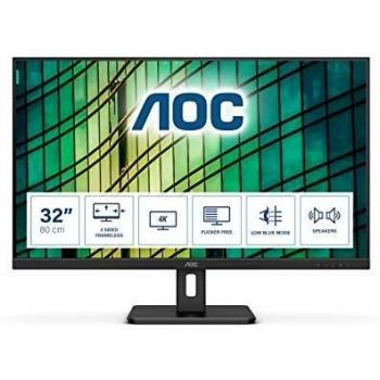 Aoc U32E2N Monitor LED 32 4K Ultra HD 3840 x 2160 Pixel 178° Nero