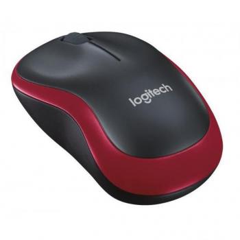 Logitech Mouse Wrl M185 Rosso