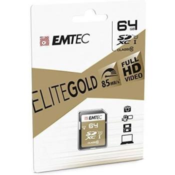 Emtec 64GB Class10 Gold + 64GB SDXC Class 10 memory card