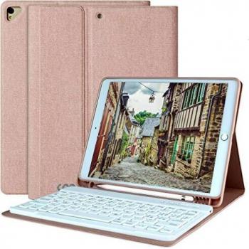 AMZCASE Custodia con Tastiera per iPad 10.2 per iPad 8a Generazione 2020