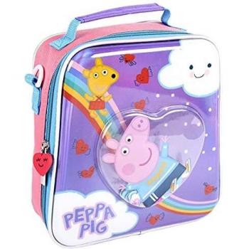 CERDÁ MOMENTOS PEQUEÑOS, Merendera Infantil Peppa Pig-Licencia Oficial Nickelodeon para Niñas, Morado, Especialmente recomendado 2 a 6 años