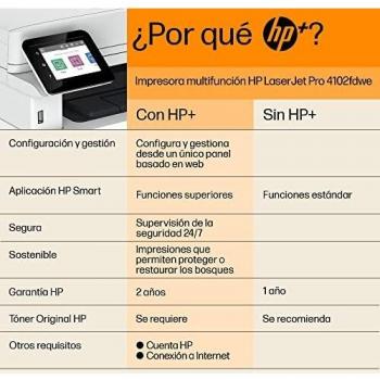 Stampante multifunzione HP LaserJet Pro 4102dwe