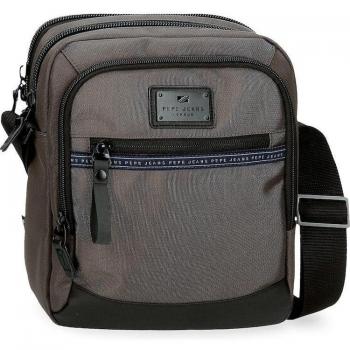 Pepe Jeans Bandolera Porta Tablet Iron Dos Compartimentos Gris